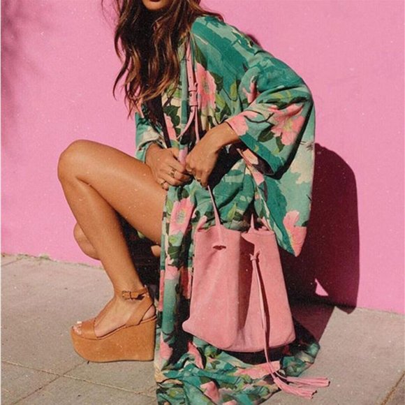 Pink Cloud Fresh Tunic & Kimono - Picture 1 of 12